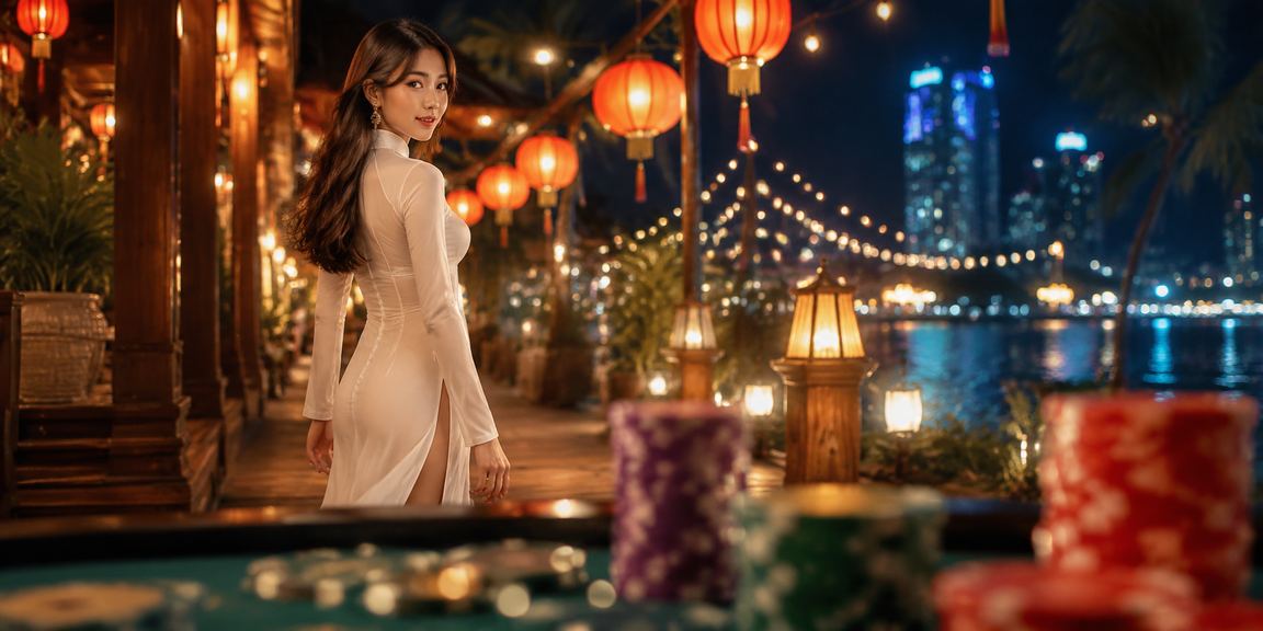 Người dùng tại Phú Quốc sử dụng điện thoại Android để truy cập ứng dụng cá cược trực tuyến bên bờ biển