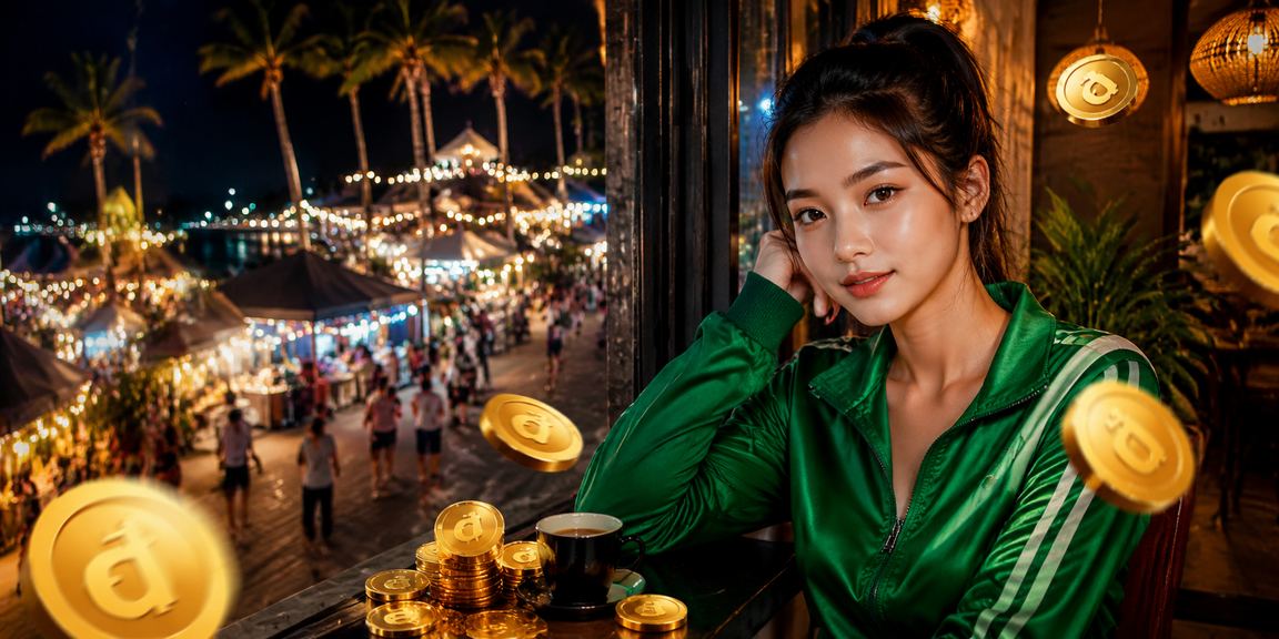 Người dùng Phú Quốc thưởng thức cà phê và trải nghiệm casino trực tuyến buổi tối